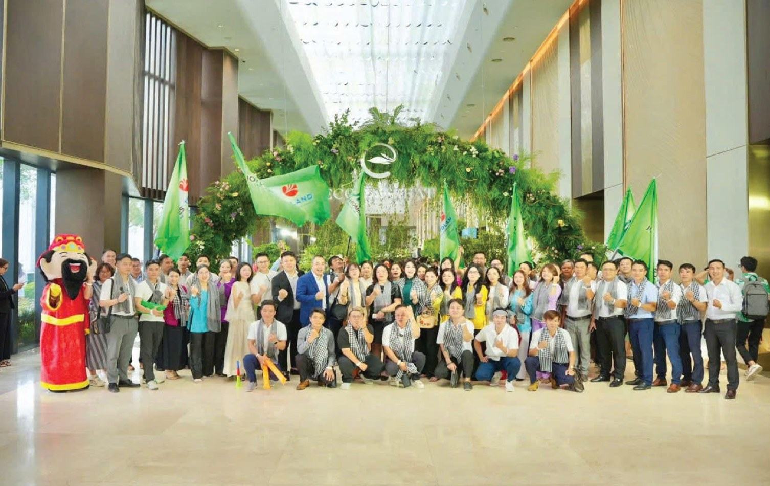 Đội ngũ liên minh Joy Homes – TDLAND tại sự kiện Eco Retreat